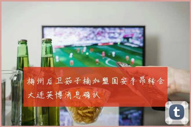 梅州后卫茹子楠加盟国安李昂转会大连英博消息确认