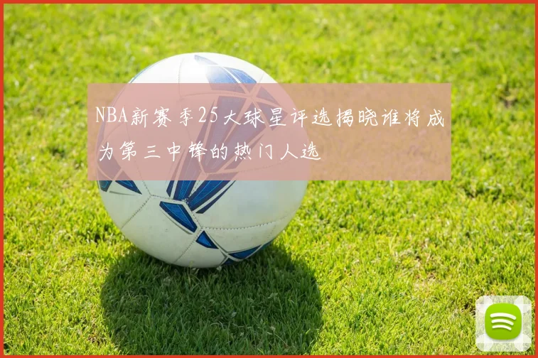 NBA新赛季25大球星评选揭晓谁将成为第三中锋的热门人选