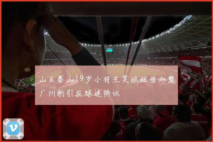 山东泰山19岁小将王昊斌租借加盟广州豹引发球迷热议